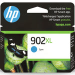 HP 902XL Cyan High Yield Ink Cartridge, Prints Up to 750 Pages (T6M02AN#140)