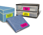 Avery Sure Feed Laser/Inkjet ID Labels, 2 x 4, Assorted Neon, 120 Labels/Pack (6481)