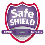 Four-Section Pressboard Top Tab Classification Folders, Four SafeSHIELD Fasteners, 1 Divider, Letter Size, Blue, 10/Box