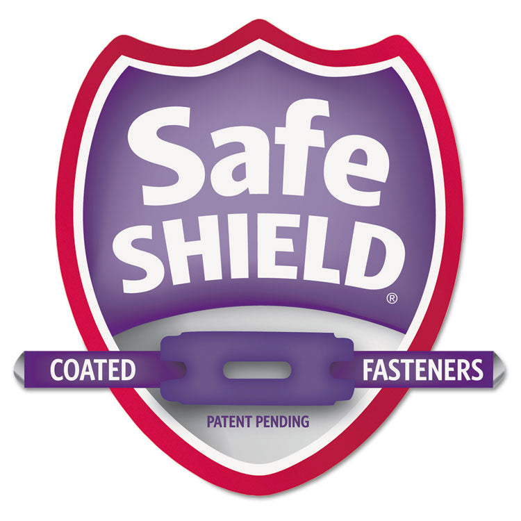 6-Section Pressboard Top Tab Pocket Classification Folders, 6 SafeSHIELD Fasteners, 2 Dividers, Letter Size, Blue, 10/Box
