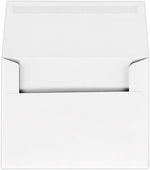 JAM Paper Self Seal A6 Booklet Envelope 4 3/4" x 6 1/2", White, 50/Pack (4875-WPC-50)