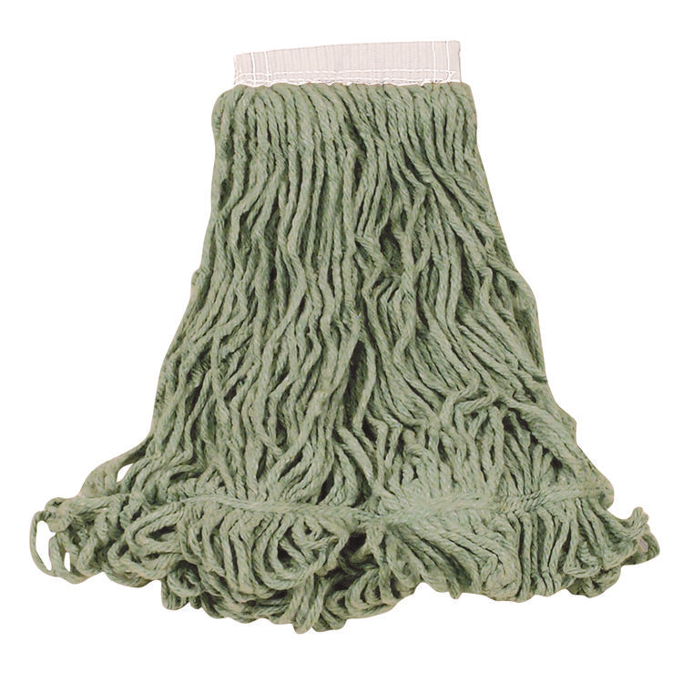 Super Stitch Blend Mop Heads, Cotton/synthetic, Green, Large