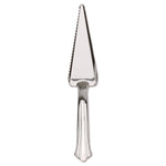 Heavyweight Plastic Cake Cutter, Silver, 40/Carton