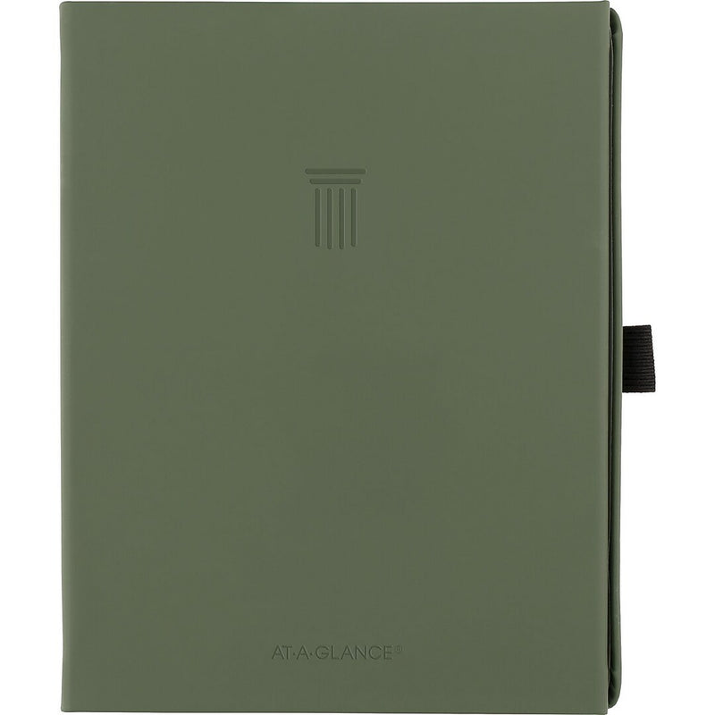 AT-A-GLANCE Foundation 6.75" x 8.5" Weekly & Monthly Planner, Plastic Cover, Green (AAGFD20060)