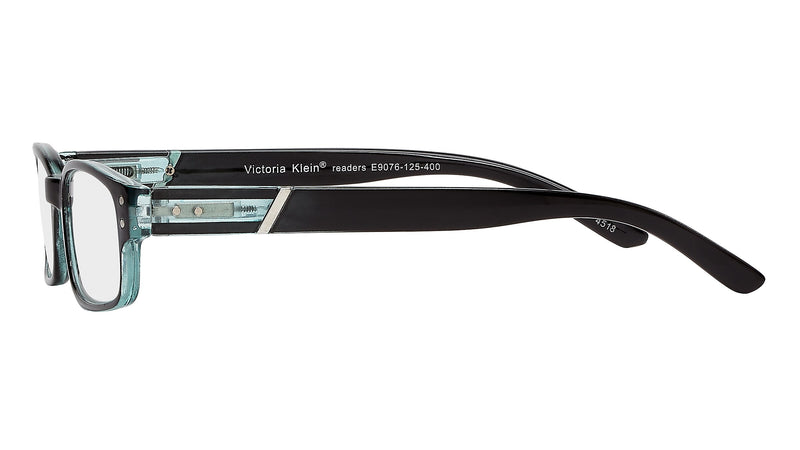 SAV Victoria Klein +1.25 Strength Fashion Reading Glasses, Blue (E9076)