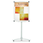 Improv Lobby Clip-Frame Pedestal Sign, 18 X 24 Frame, 54" High, Aluminum