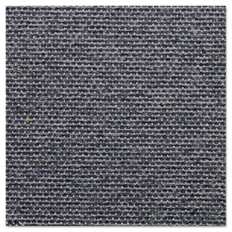 Enclosed Indoor Fabric Bulletin Board with Three Hinged Doors, 72" x 48", Gray Surface, Graphite Gray Aluminum Frame
