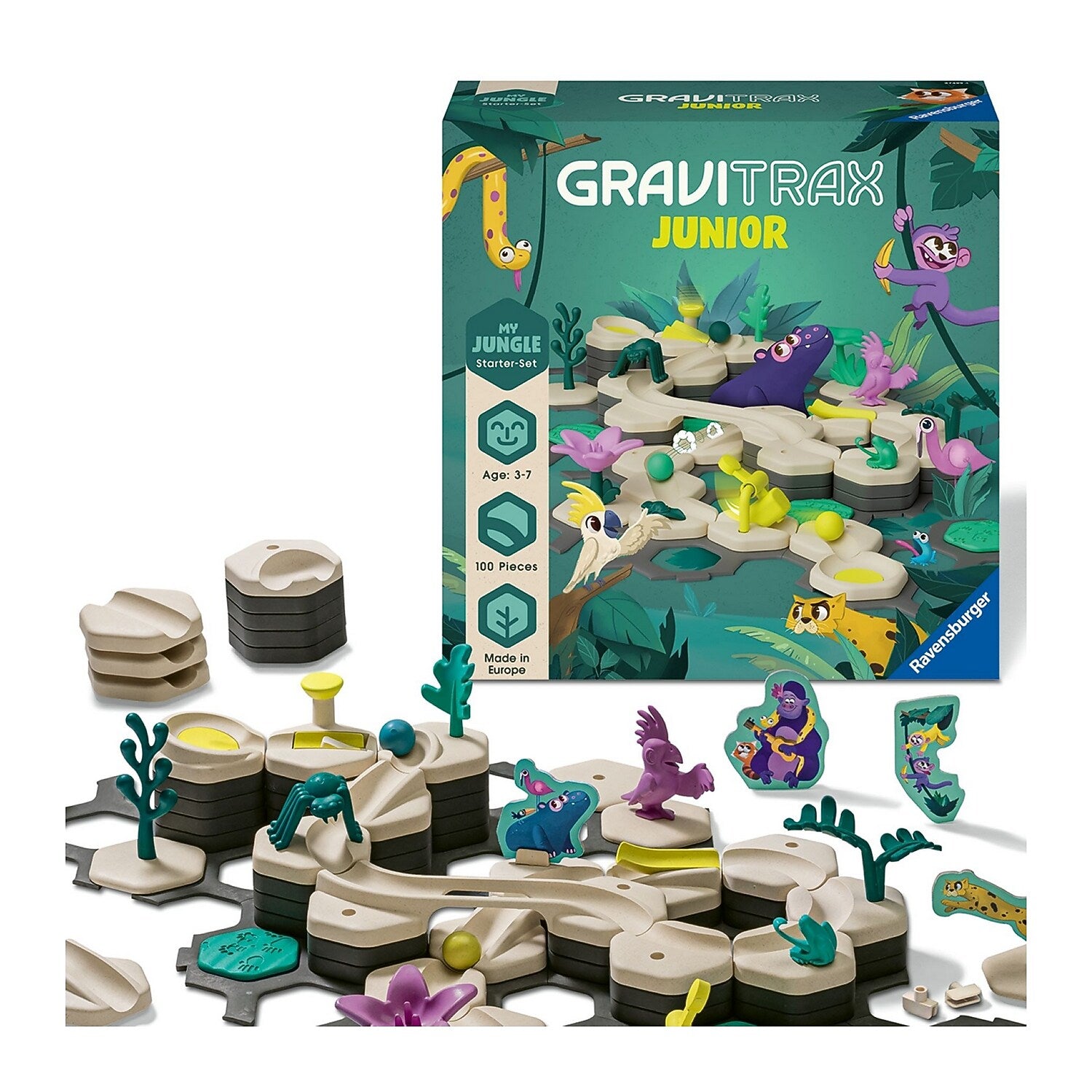 Ravensburger GraviTrax Junior: My Jungle Starter Set Marble Run (27499)