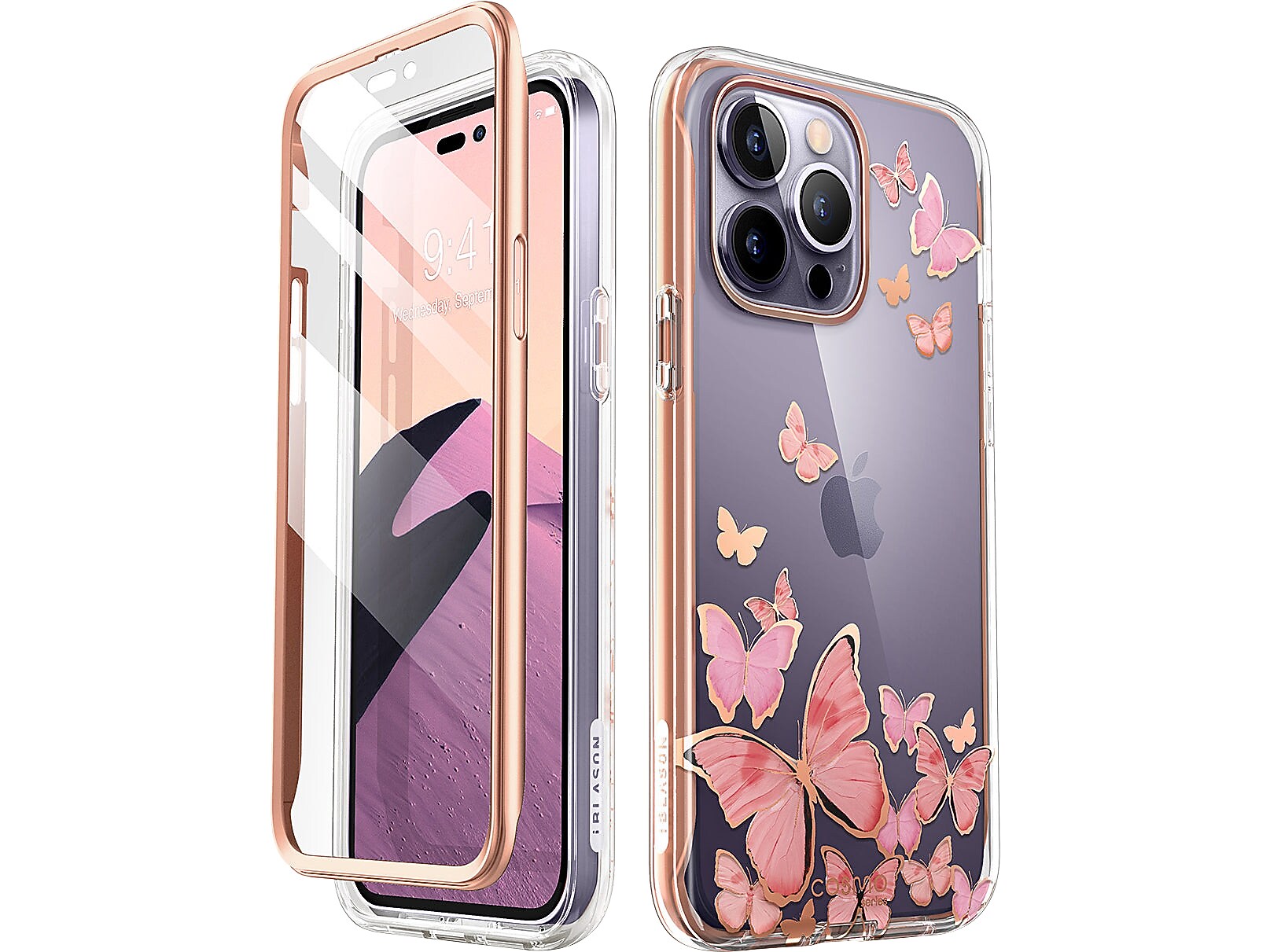 i-Blason Cosmo Pinkfly Case for iPhone 14 Pro Max (iPhone2022Pro-6.7-Cosmo-SP-Pinkfly)