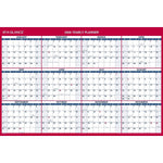 2026 AT-A-GLANCE 48" x 32" Yearly Dry Erase Wall Calendar, Reversible, White/Red (PM326-28-26)