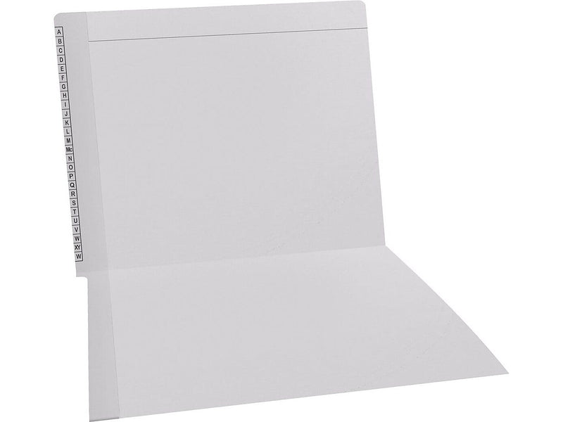 Medical Arts Press Kardex Match Reinforced End Tab File Folder, Straight Cut, Letter-Size, White, 100/Box (F1170-WHT)