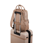 Bugatti Pure Laptop Backpack, Medium, Taupe (BKP2466BU-TAUPE)