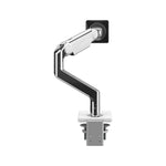 Humanscale M8.1 Adjustable Single Monitor Arm, Polished Aluminum (M81TBW)