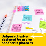 Post-it Cube Sticky Notes, 3" x 3", Assorted Brights, 400 Sheets/Cube (2027-BRT)