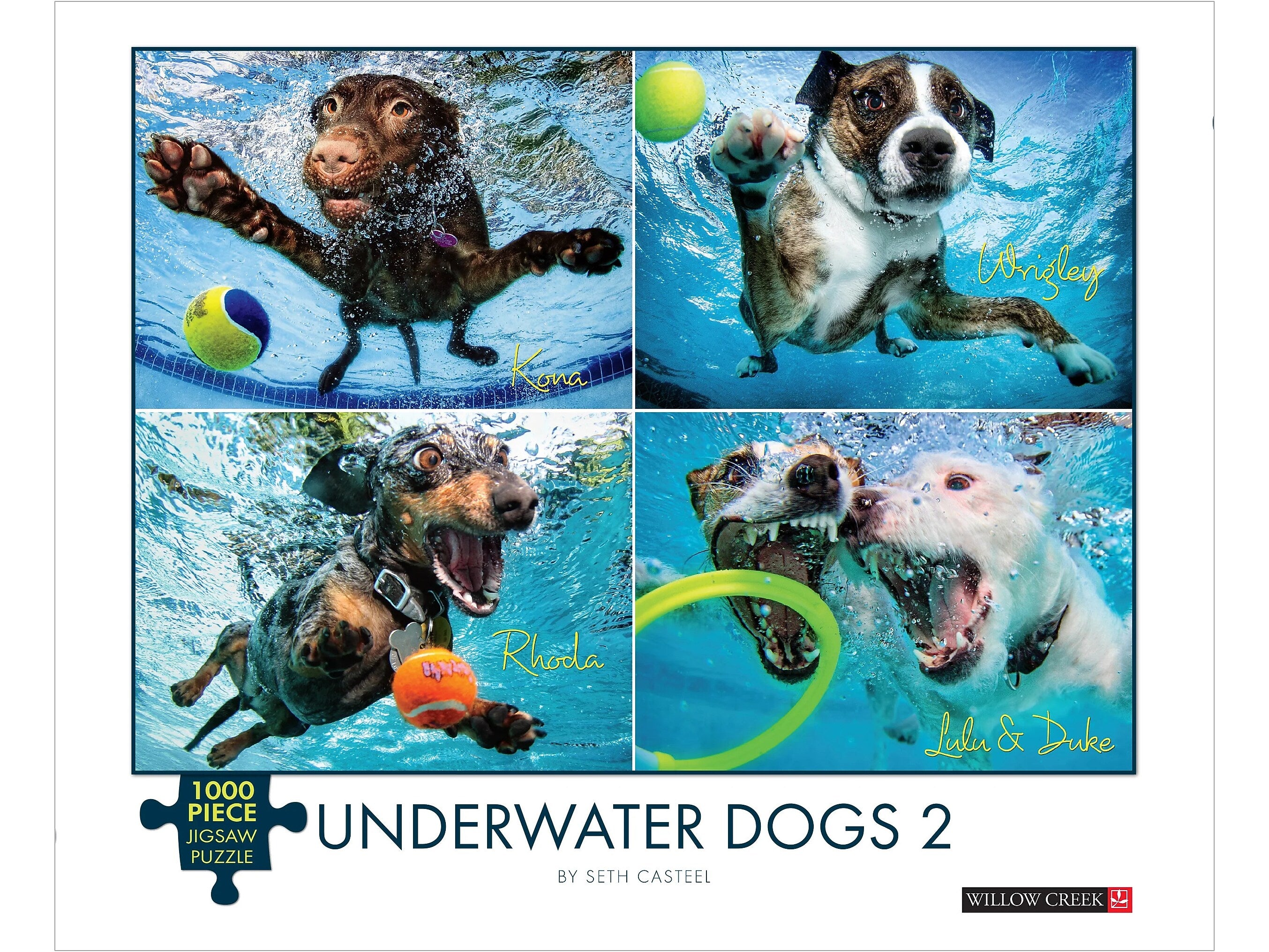 Willow Creek Underwater Dogs 2 1000-Piece Jigsaw Puzzle (34380)