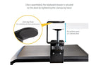 StarTech Height-Adjustable Under-Desk Keyboard Tray, Clamp-on, Ergonomic, Sliding, up to 26.5lb  (KEYBOARD-TRAY-CLAMP1)