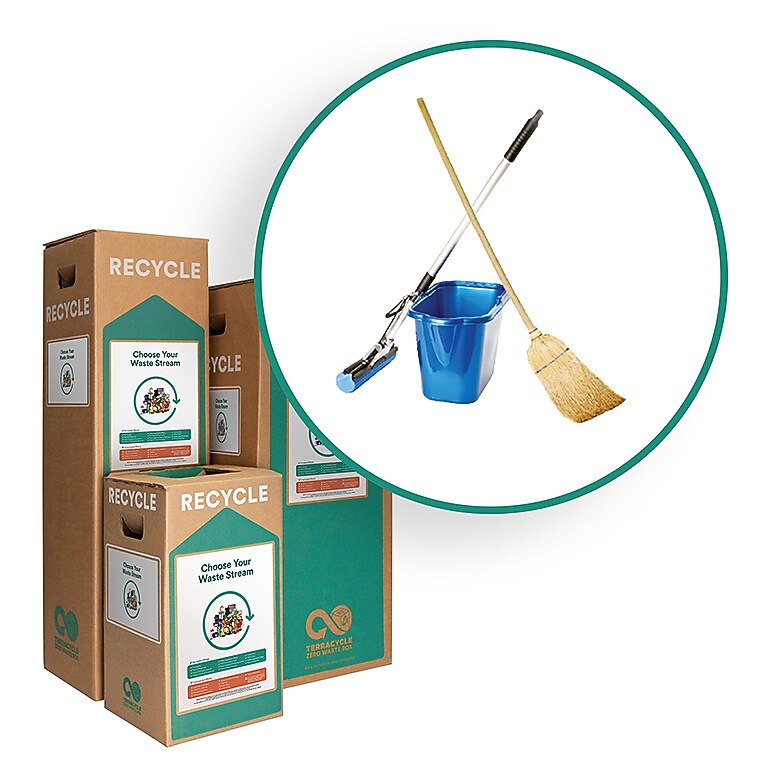 TerraCycle Cardboard Cleaning Supplies and Accessories Zero Waste Box, 36 Gallon, Natural Kraft (CS6-L)