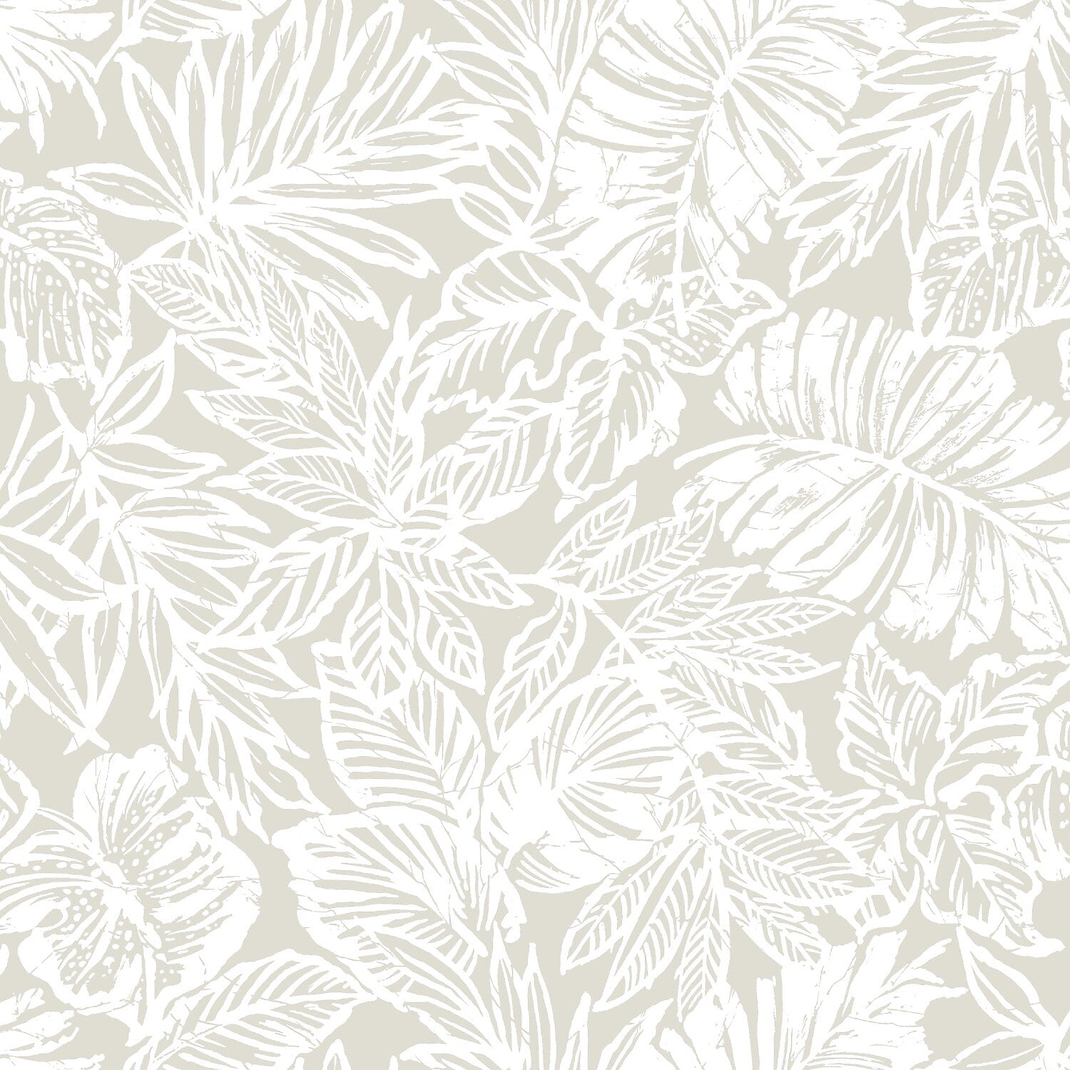 York Wallcoverings Batik Tropical Leaf Peel and Stick Wallpaper (RMK11435WP)