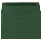 JAM Paper A9 Booklet Envelope 5 3/4" x 8 3/4", Dark Green, 100/Pack (157459d)