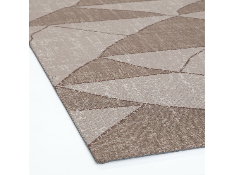 Anji Mountain Rug'd Dormis Carpet & Hard Floor Chair Mat, 36" x 48", Brown/Beige Polyester (AMB9038)