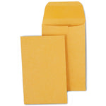 Staples #1 Currency Envelopes, 2 1/4" x 3 1/2", Kraft, 250/Box (ST19726-CC)