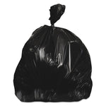 Linear Low-Density Can Liners with Dual-Dispense Box, 45 gal, 1.5 mil, 40" x 46", Black, Flat Pack, 100/Carton