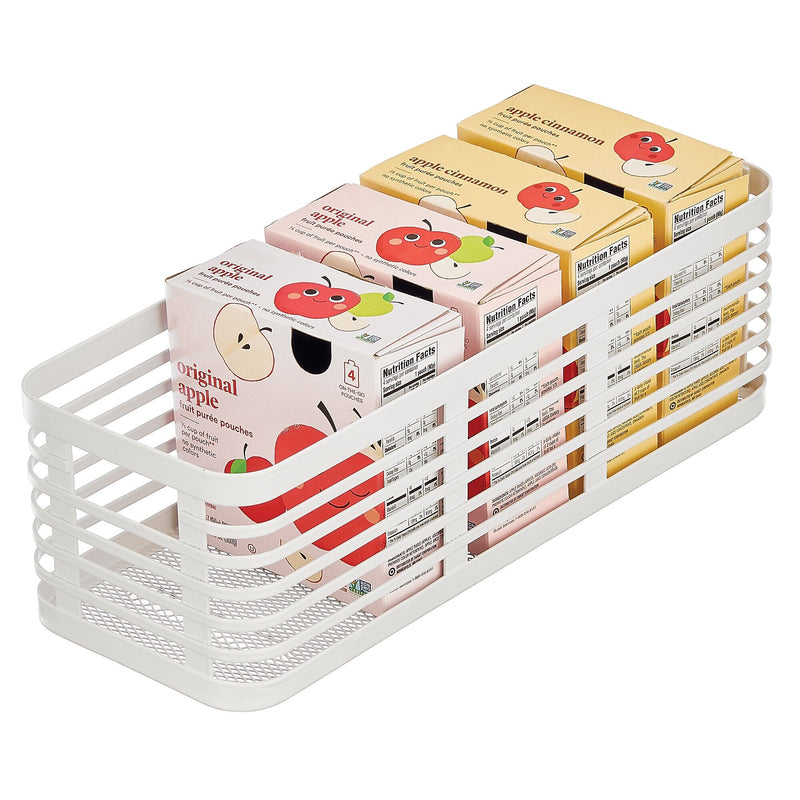 mDesign Steel Organizer, Matte White (25937)