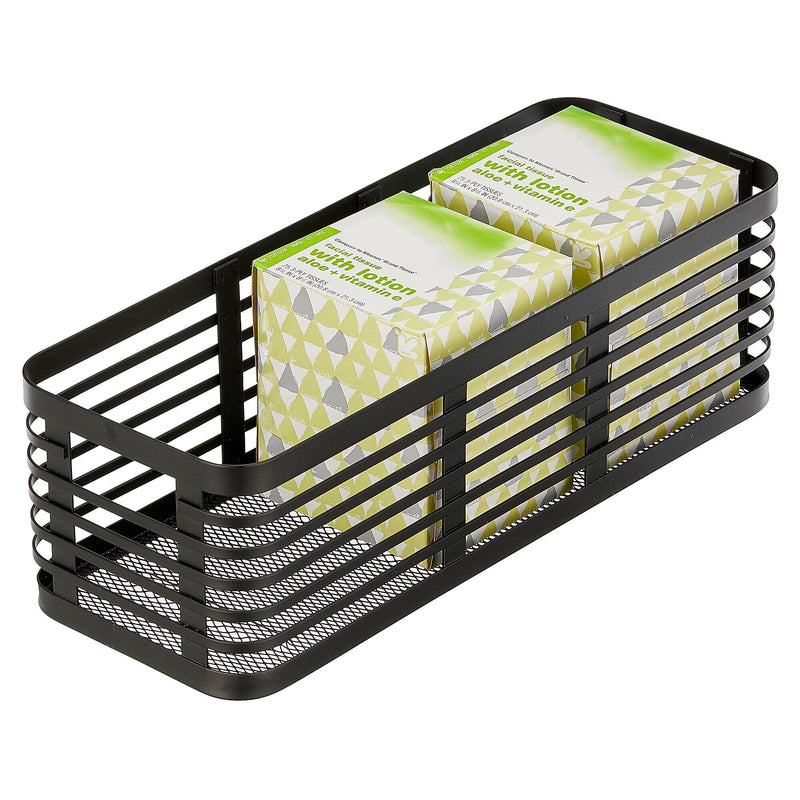 mDesign Steel Organizer, Matte Black (25936)