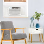 Keystone 18,000/17,700 BTU 230V Window/Wall Air Conditioner with Follow Me LCD Remote Control, White (KSTAW18C)