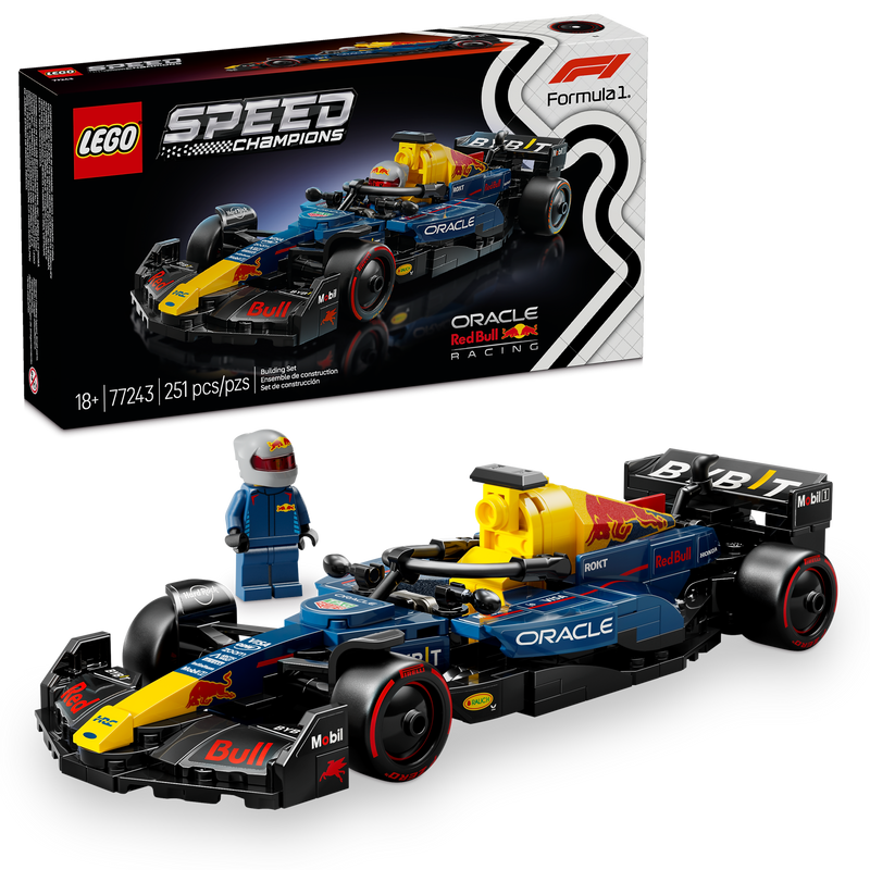 LEGO Speed Champions Oracle Red Bull Racing RB20 F1 Race Car, 251 Pieces (77243)