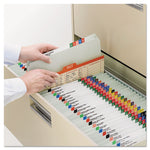 Recycled Pressboard Fastener Folders, Straight Tabs, Two SafeSHIELD Fasteners, 2" Expansion, Letter Size, Gray-Green, 25/Box