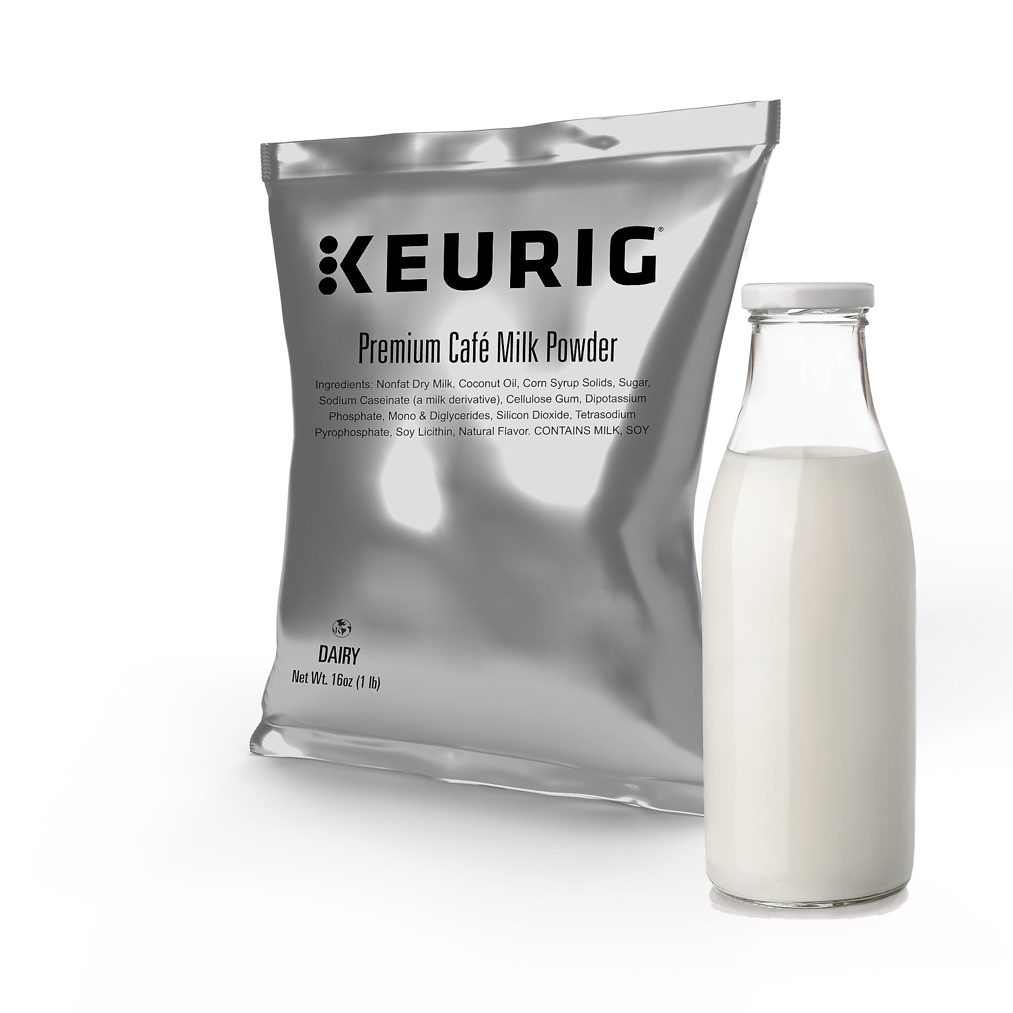 Keurig® Premium Cafe Powdered Creamer, 16 oz., 12/Carton (5000370311)