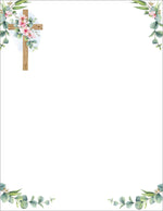 Great Papers Floral Faith Elegance Everyday Letterhead, Multicolored, 50 Sheets/Pack (2025007)