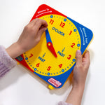 Junior Learning What's the Time? Geared Clock, Multicolored (JRL718)