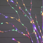 Nearly Natural 6-ft Pre-Lit Artificial White Birch Tree with 400 Color Changing LED Lights (T4921)