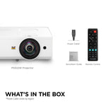 ViewSonic HDMI/USB/Audio Line In/VGA WXGA Short Throw Projector, White (PS502W)