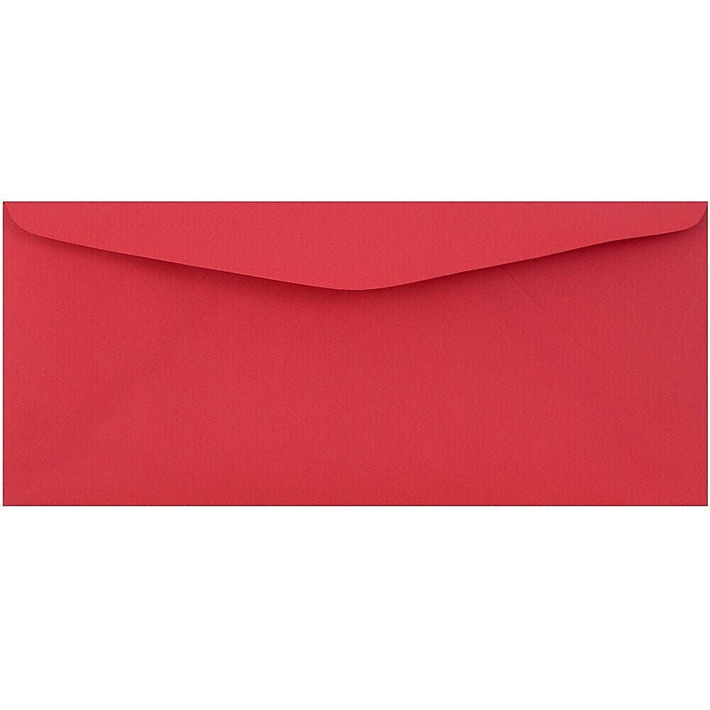 JAM Paper #9 Business Envelope, 3 7/8" x 8 7/8", Red, 100/Pack (1532900D)