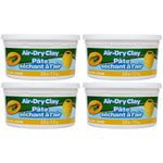 Crayola Air Dry Clay, Yellow, 4/Bundle (BIN575134-4)