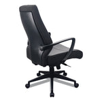 TempurPedic Executive Chair, High Back, Leather, Black (TP300)
