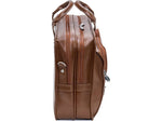 McKlein Hubbard Leather Briefcase, Laptop Compatible, Brown (88434)