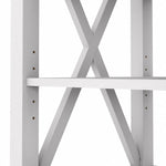 Bush Furniture Key West Console TV Stand, Screens up to 65", Pure White Oak (KWV160WT-03)