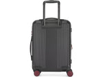 Reebok 21.25" Hardside Carry-On Suitcase, 8-Wheeled Spinner, TSA Checkpoint Friendly, Black (HLG4420RB-BLACK)