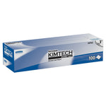 Kimtech Science Kimwipes Delicate Task Wipers, 11.22" x 12.3", White, 3-ply, 100 Sheets/Box, 15 Boxes/Carton (34743)