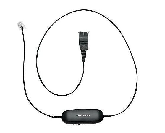 Jabra GN1216 88001-03 Headset Cable, Black
