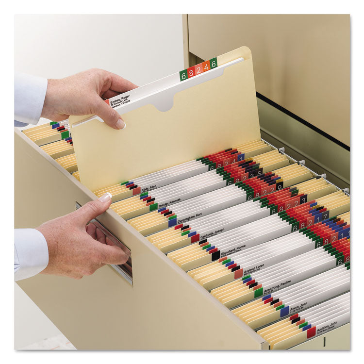 Manila File Jackets, 1-Ply Straight Tab, Letter Size, Manila, 100/box