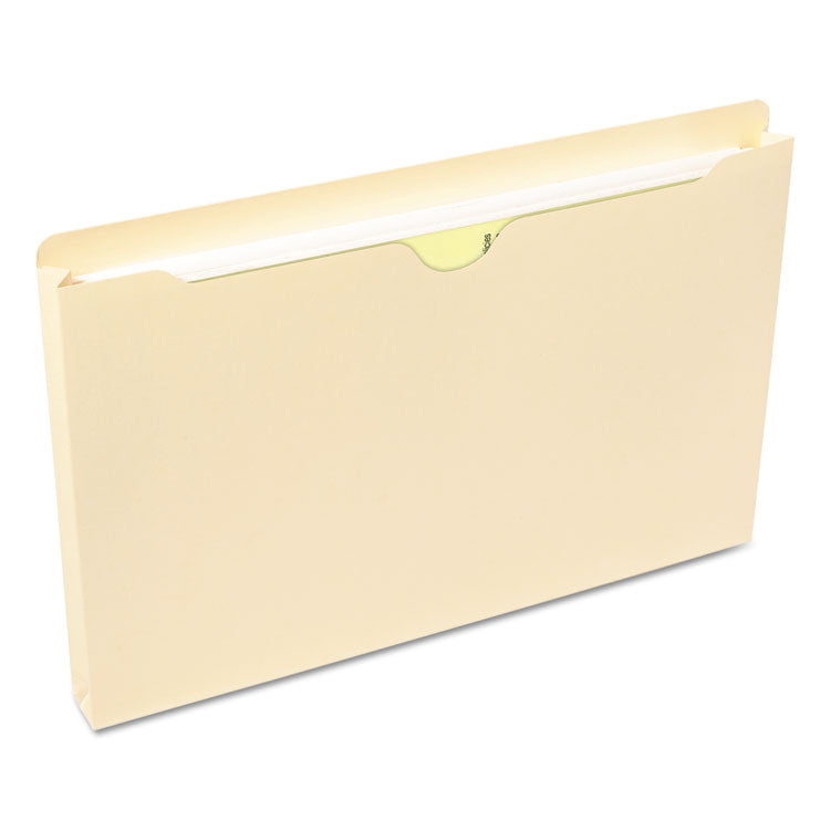 Manila File Jackets, 2-Ply Straight Tab, Legal Size, Manila, 50/box