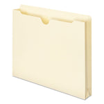 Manila File Jackets, 2-Ply Straight Tab, Letter Size, Manila, 50/box