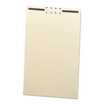 Fastener File Backs, 1 Fastener, 2" Capacity, Legal Size, Manila, 100/Box
