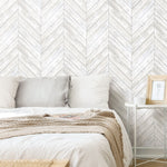 York Wallcoverings Herringbone Peel and Stick Wallpaper (RMK11453WP)