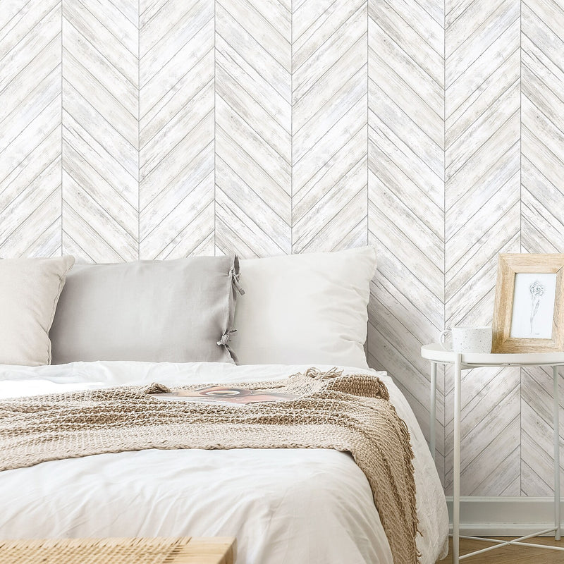 York Wallcoverings Herringbone Peel and Stick Wallpaper (RMK11453WP)